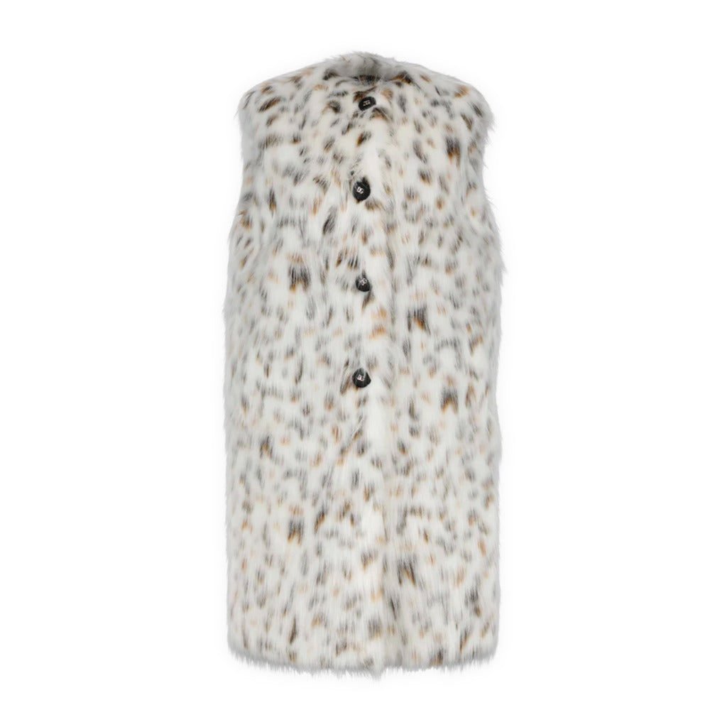 Dolce & Gabbana fur Leather Coat White