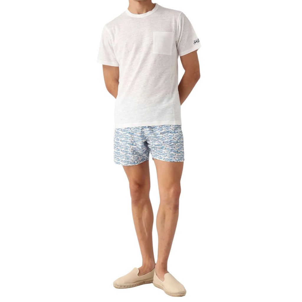 Mc2 Saint Barth Polyester Swimwear - Lig0003-02510F-Bianco White — view 3
