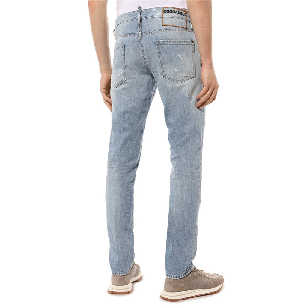 Dsquared2 Cotton Slim Jean Blue — view 2