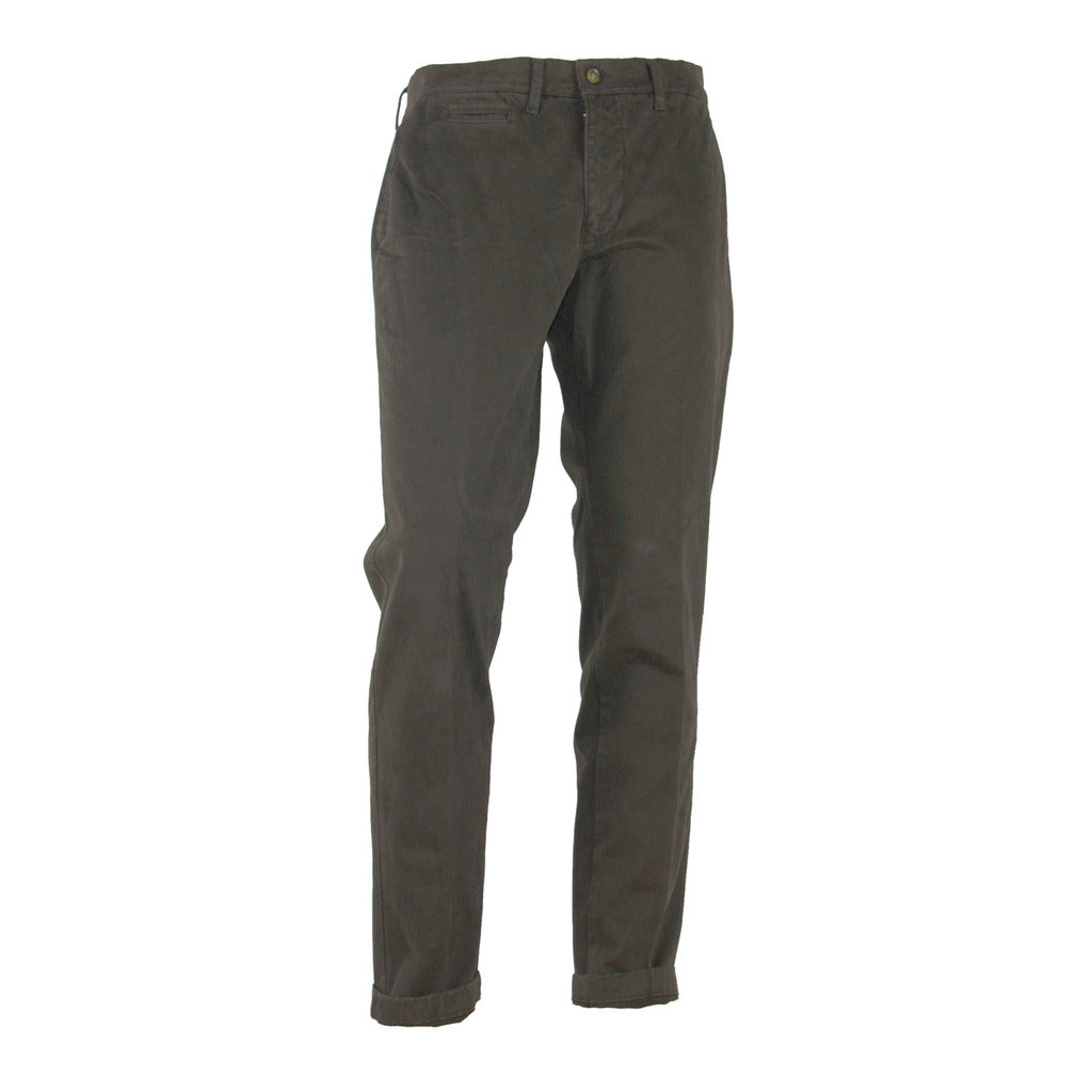 100% Milano Cotton Trousers Brown