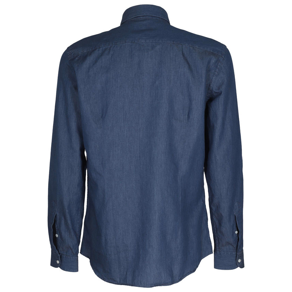 Mc2 Saint Barth Shirt Denim Blue Scuro — view 2