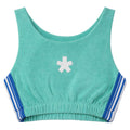 Comme Des Fuckdown Top Verde Acqua