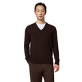 Alpha Studio Wool Sweater Dark Brown
