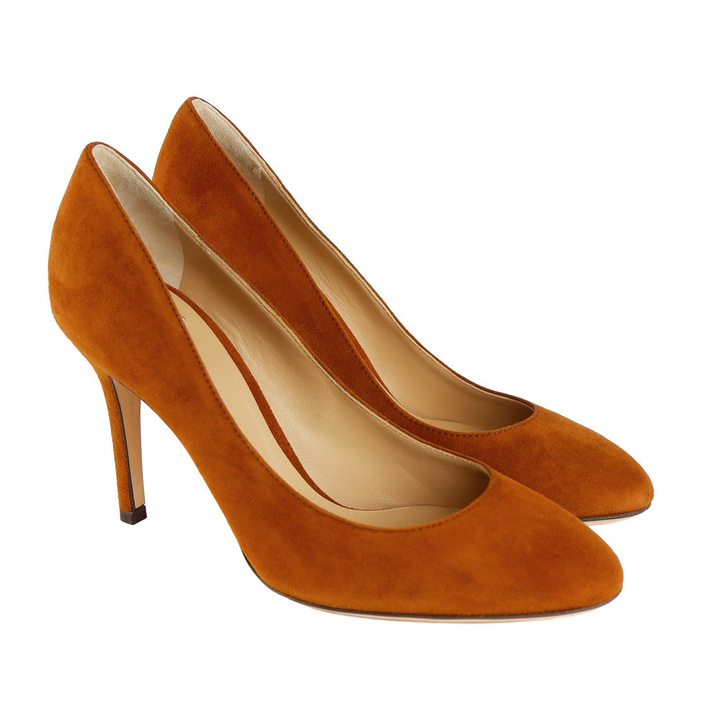 D&G Leather Heels Brown — view 3