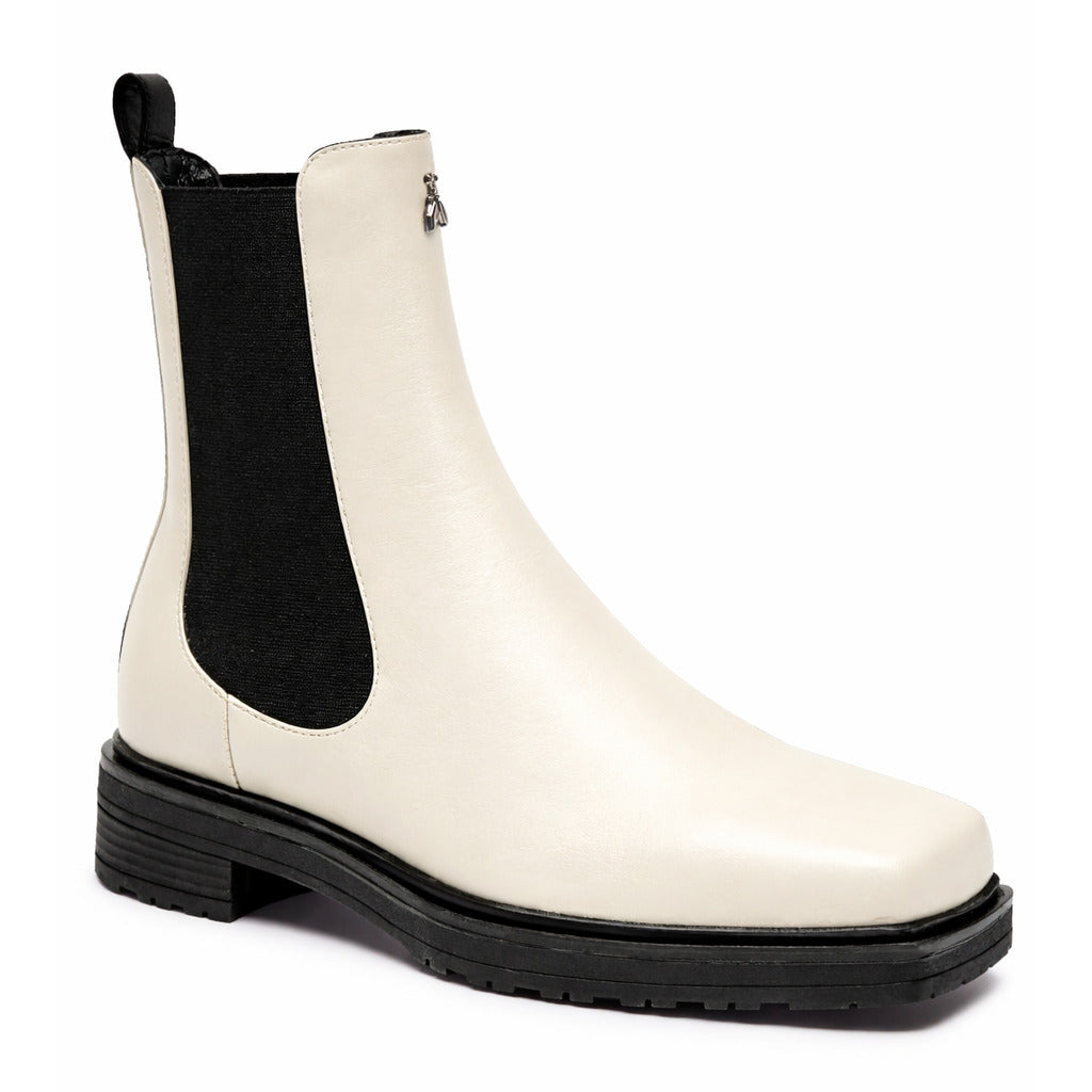 Patrizia Pepe Calfskin Stivaletti Pelle Avorio — view 3