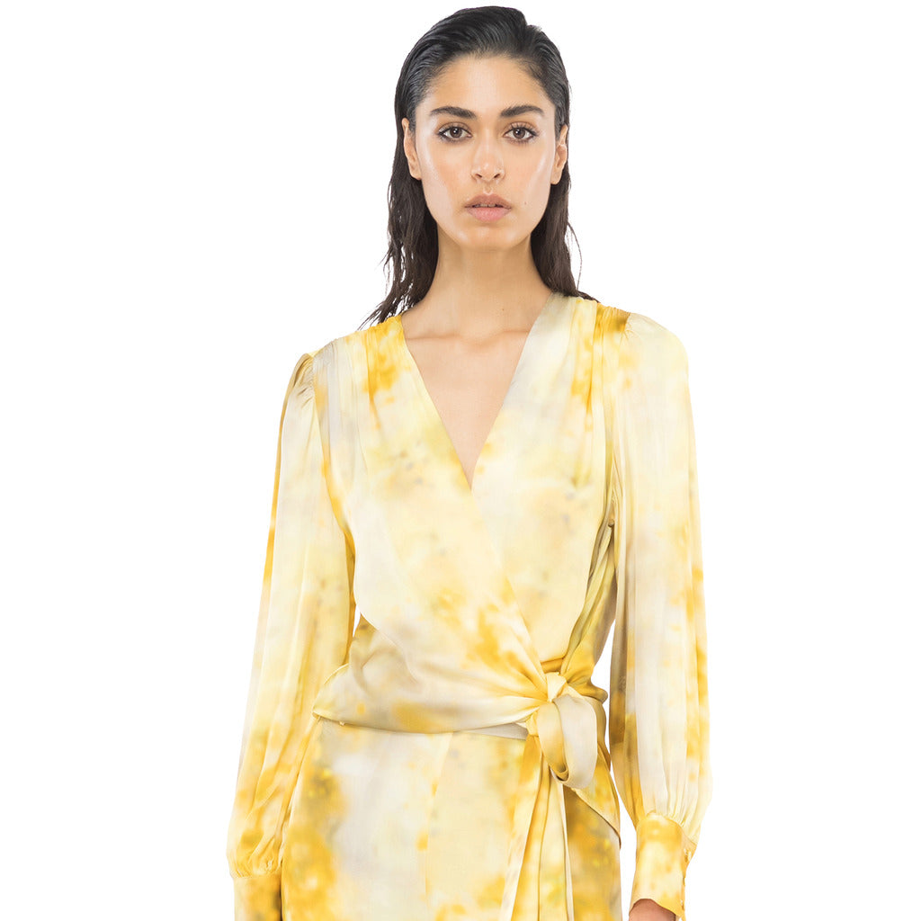 Pinko Viscose Chambave Blusa In Raso — view 3