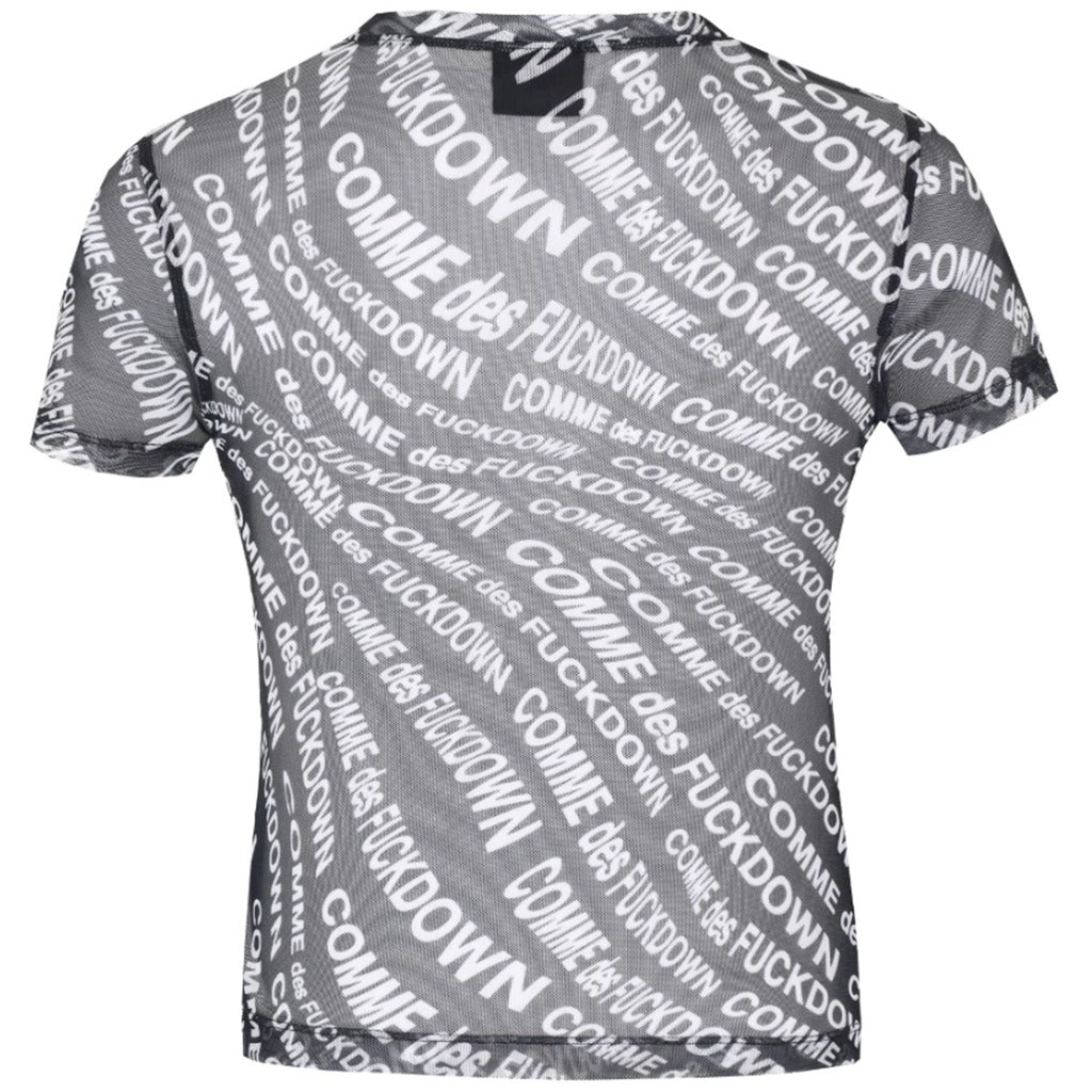 Comme Des Fuckdown T-Shirt A Rete — view 2