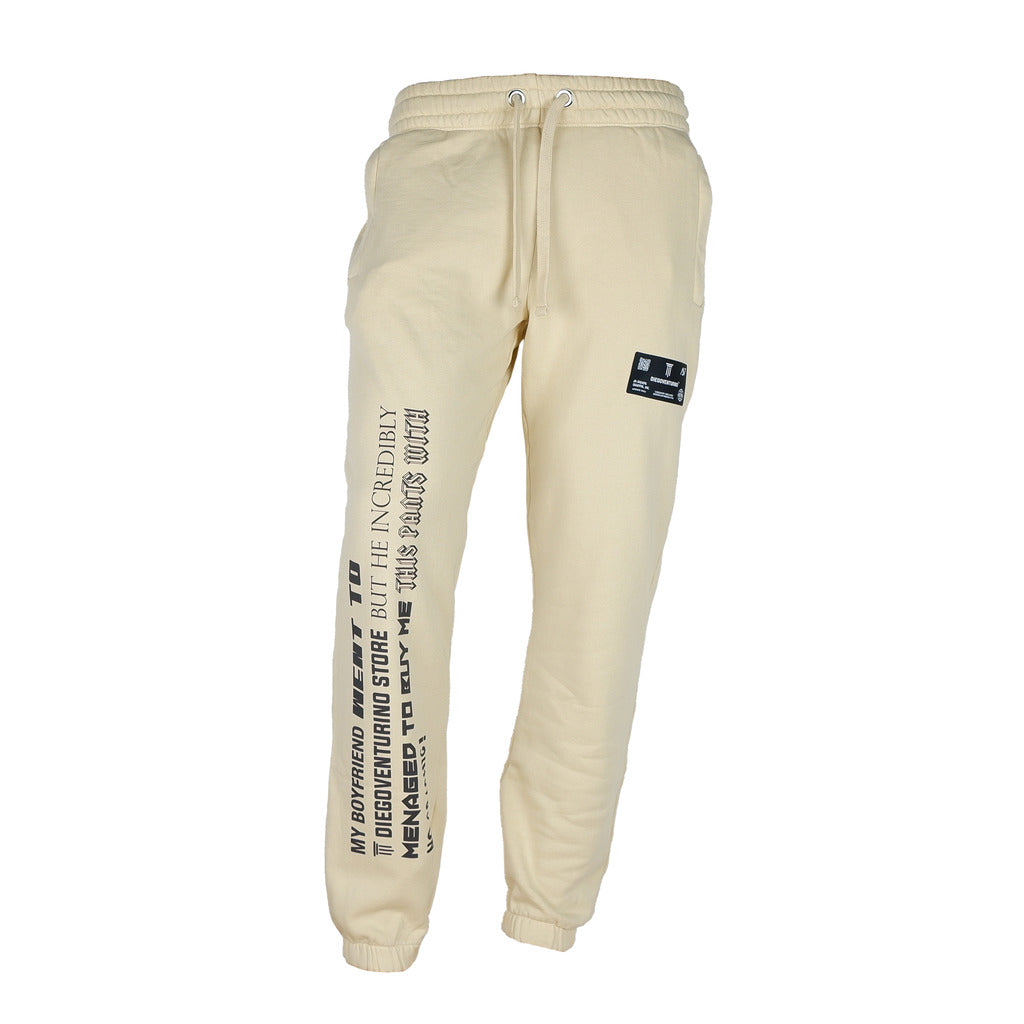 Diego Venturino Men'S Tracksuit Trousers In Cotton With Prints