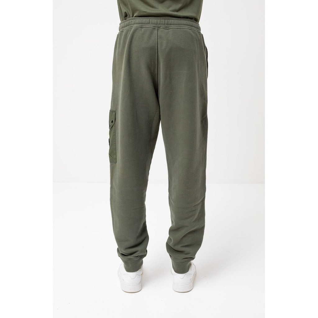 Stone Island Cotton Trousers Green — view 4