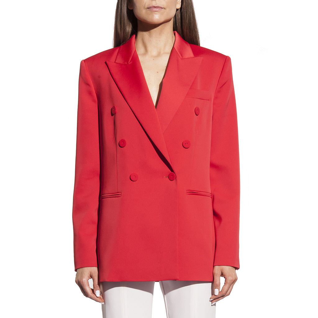 Pinko Satin Jacket Elegante Rossa