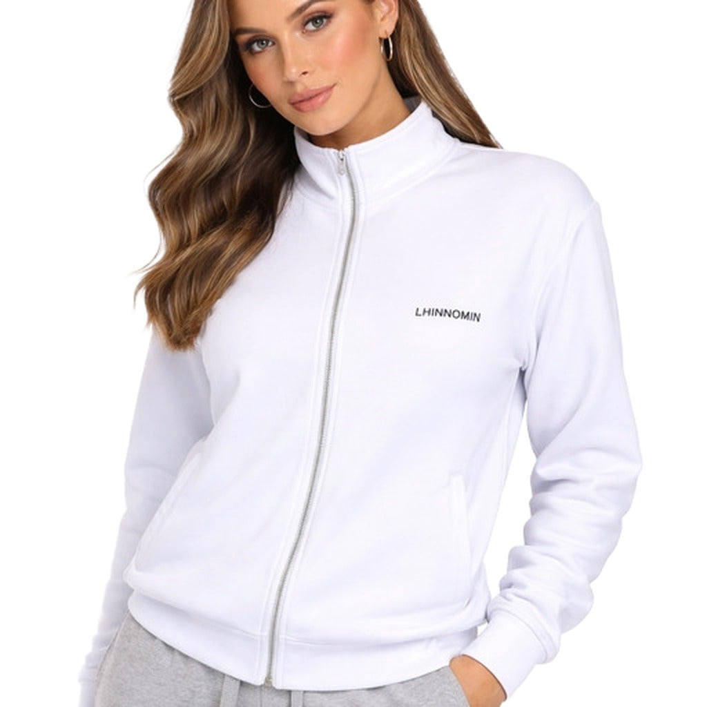 Hinnominate Sweatshirt All Zip White