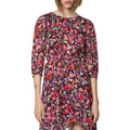 Patrizia Pepe Dress Martian Red Flower Multicolored