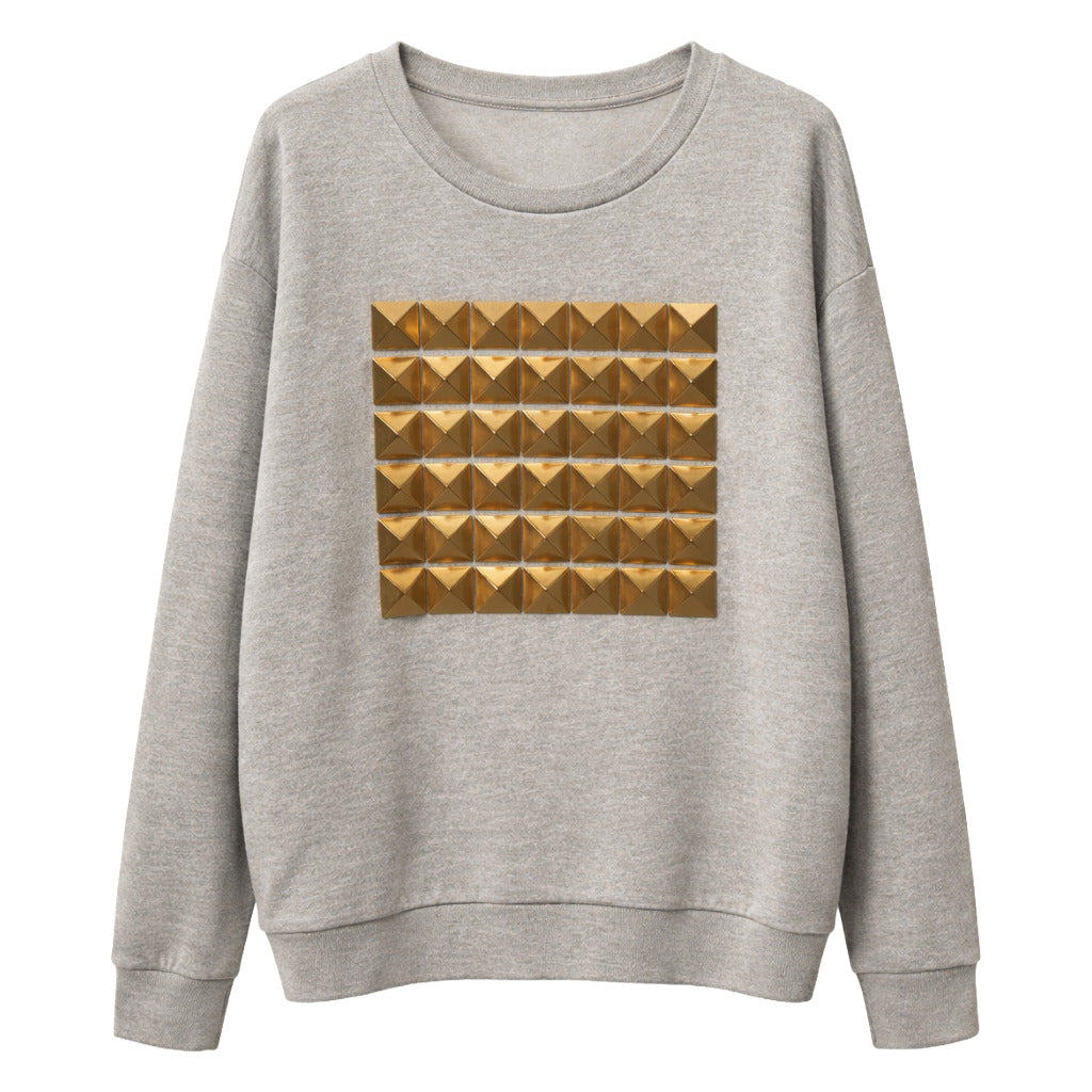 Palm Angels Cotton Sweatshirt Grigia Gray