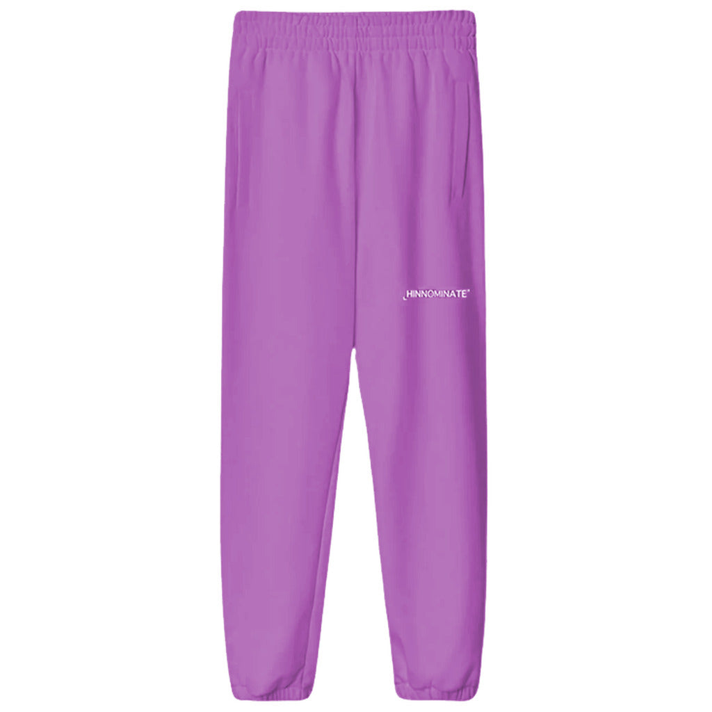 Hinnominate Cotton Trousers Vita Alta Purple