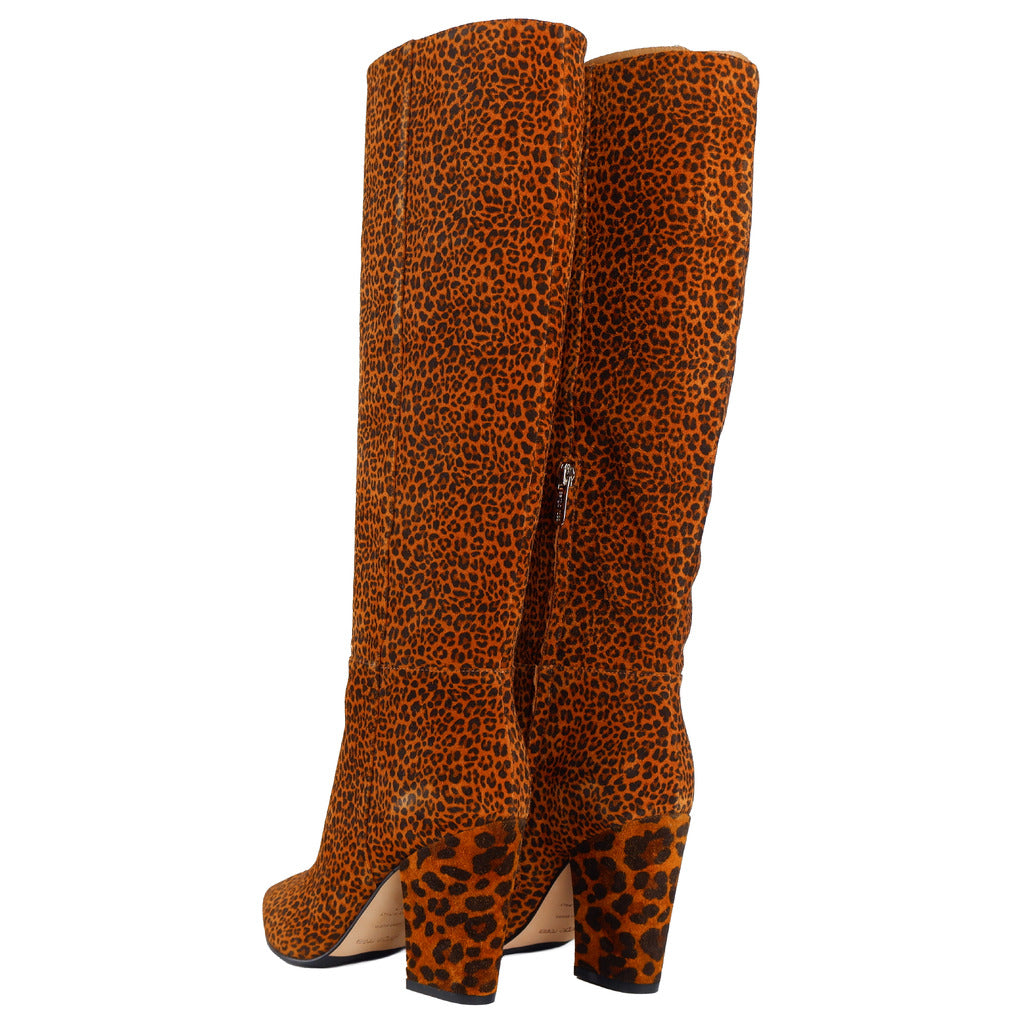 Sergio Rossi Suede Boots Brown — view 3