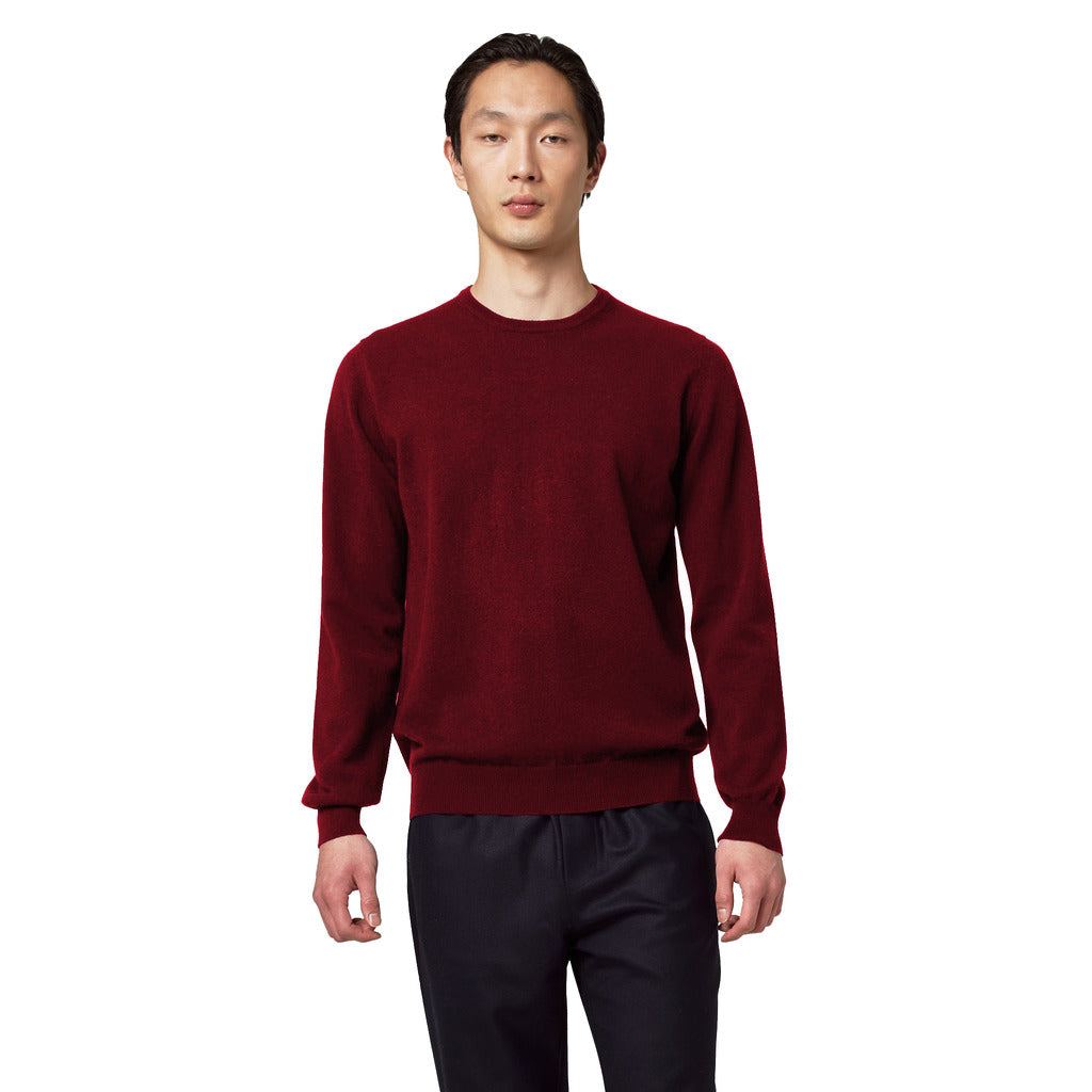 Alpha Studio Ribbed Sweater Red