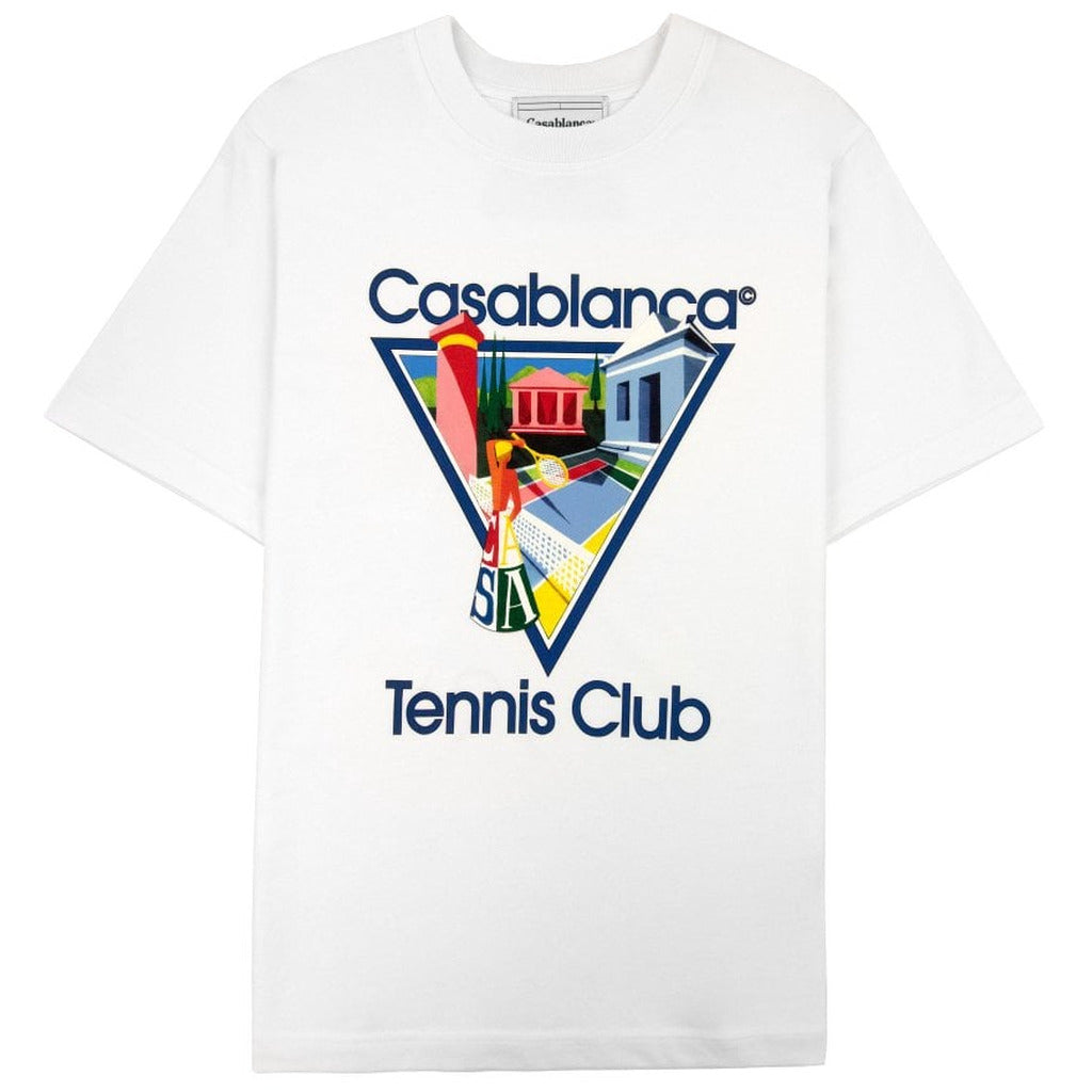 Casablanca Cotton T-Shirt White — view 2