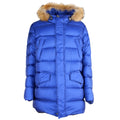 Add fur Nylon Jacket Blue