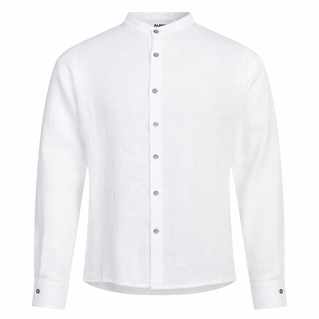 Alpha Studio Shirt Guru Linen White