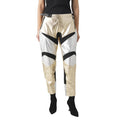 Pinko Leather Trousers Prometeo Gold Silver
