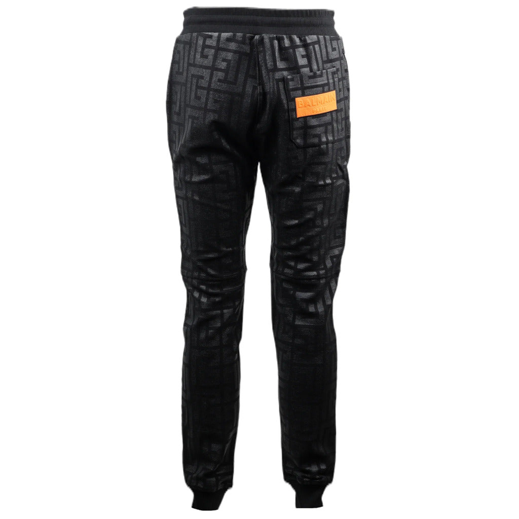 Balmain Cotton Trousers Black — view 2