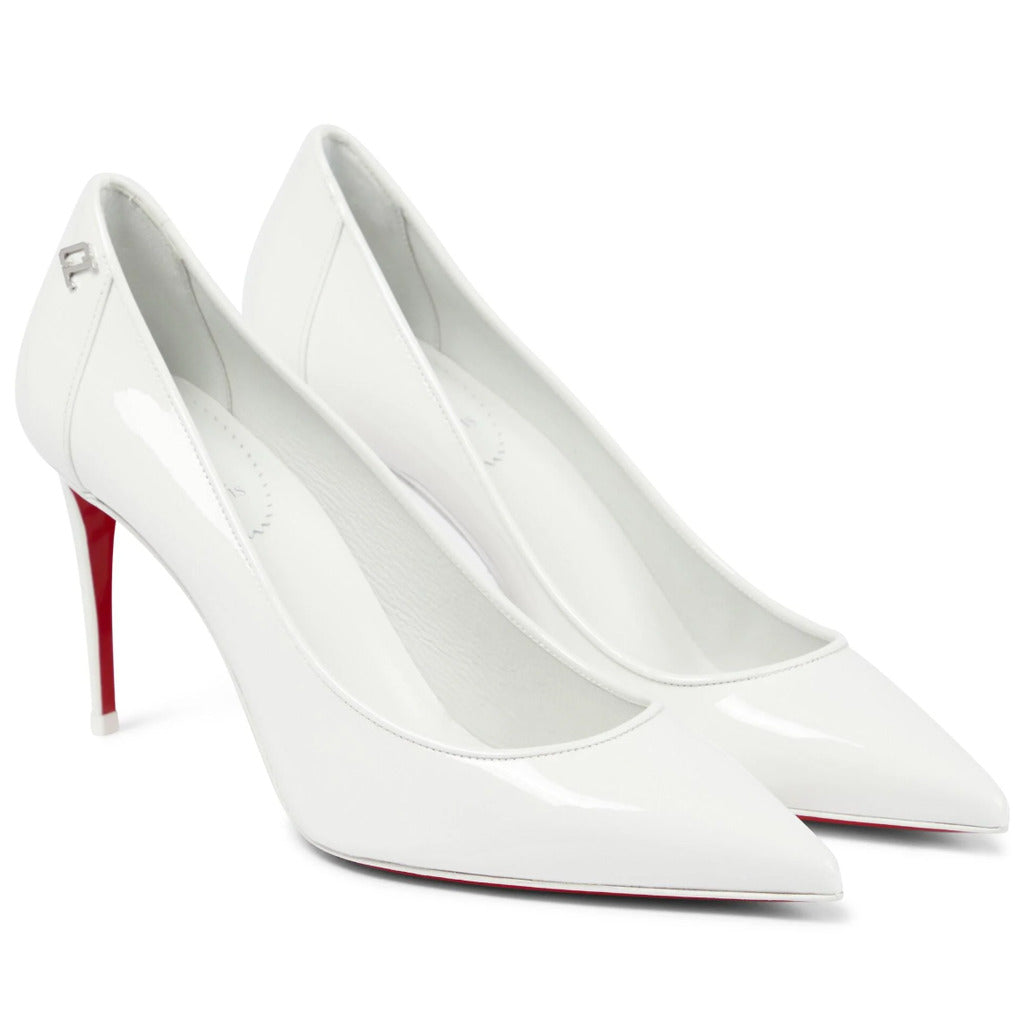 Christian Louboutin Leather Heels White — view 2