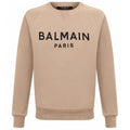balmain - Sweatshirts - felpa girocollo beige