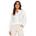 Dolce & Gabbana Cotton Camicetta Ricamo Pizzo