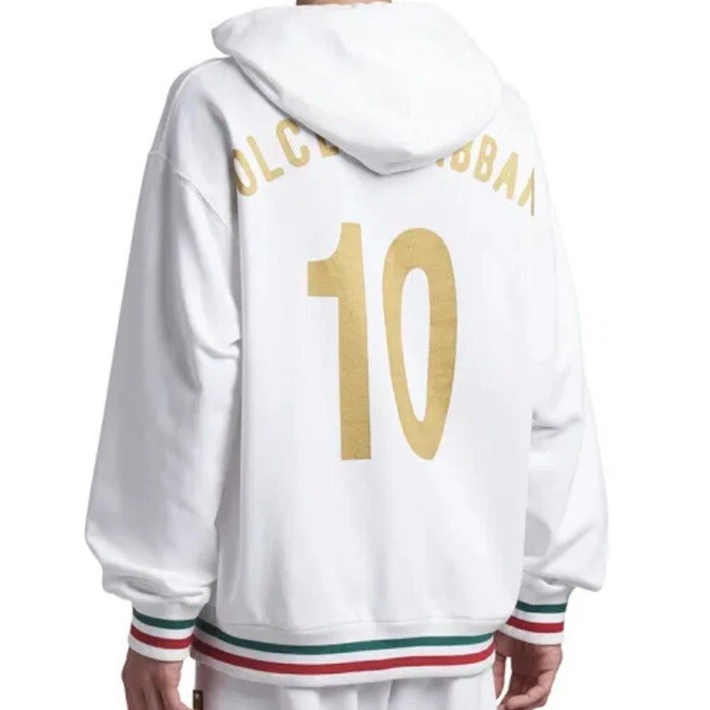 Dolce & Gabbana Discover The Sweatshirt — White Hoodie With — view 3