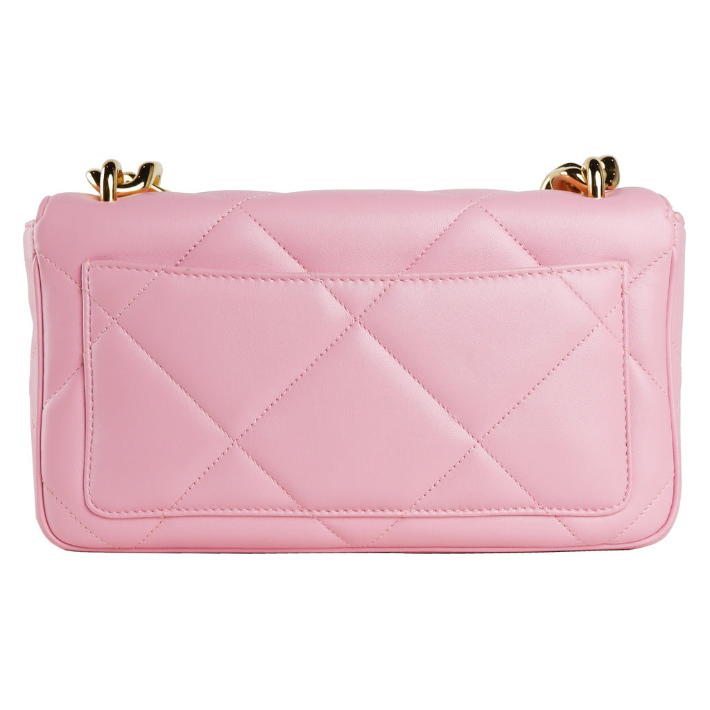 Dolce & Gabbana Calfskin Quilted Crossbody Bag Pink — view 2