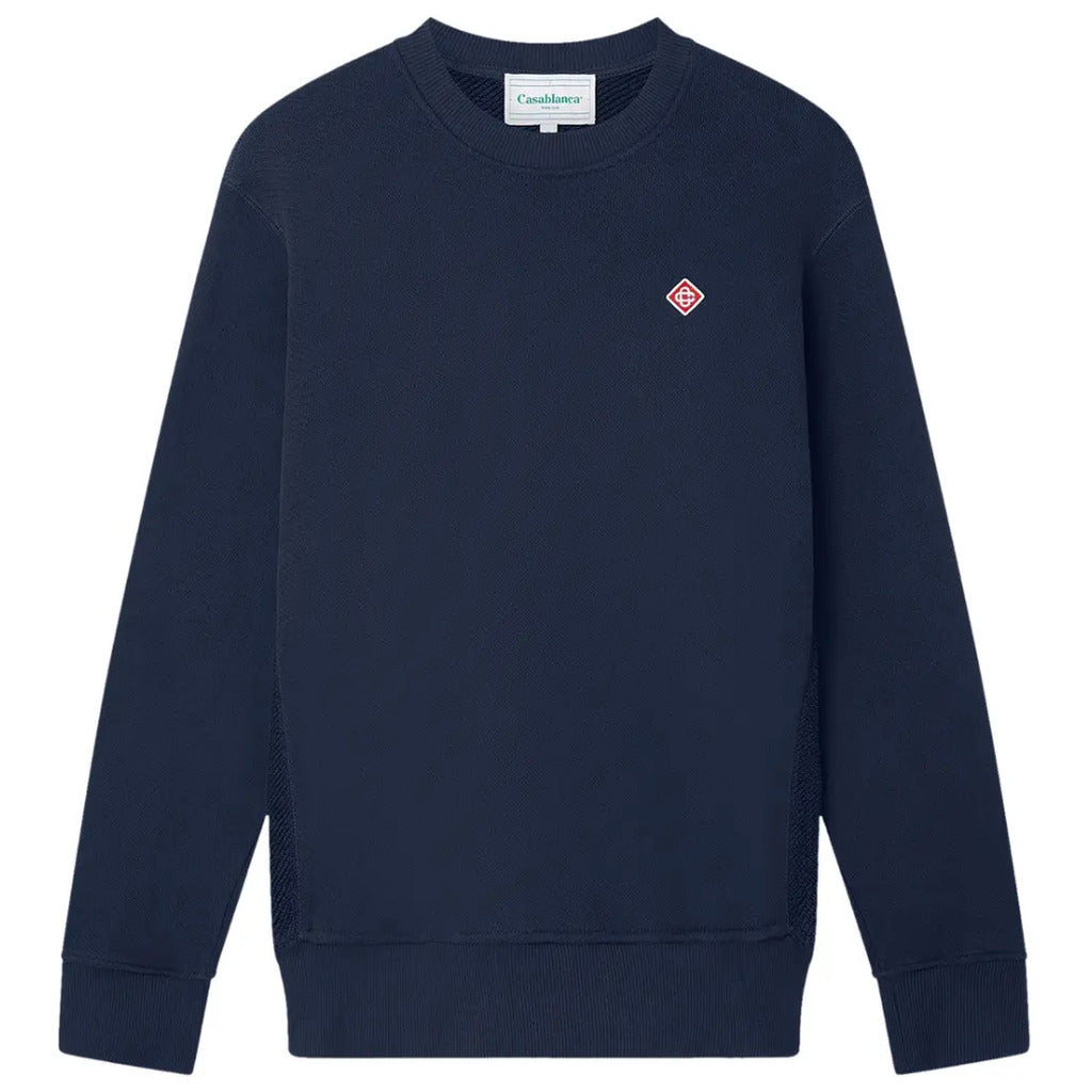 Casablanca Cotton Sweatshirt Navy Blue — view 2