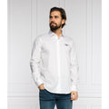 aeronautica militare - Shirts - ca1142_slimfit-bianco