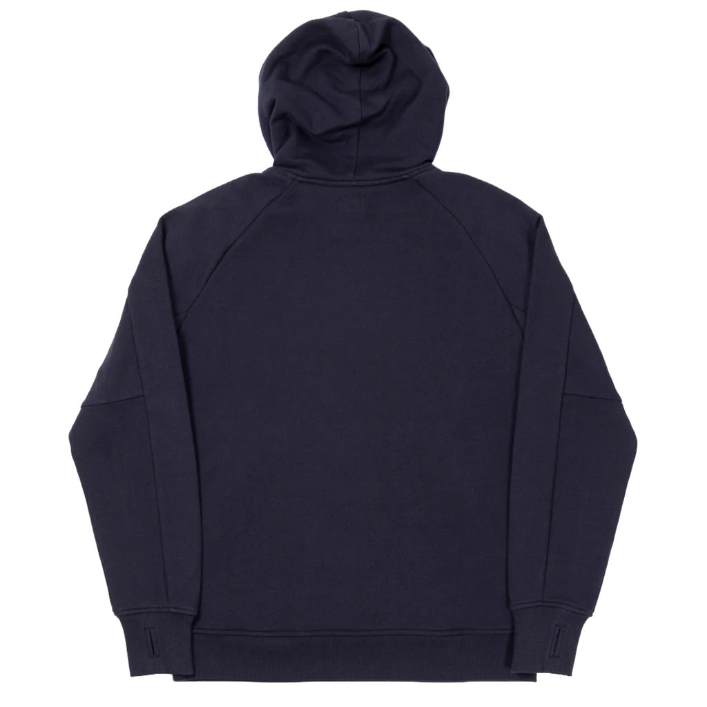 C.P. Company Cotton Sweatshirt Diagonal Goggles Blue — view 2