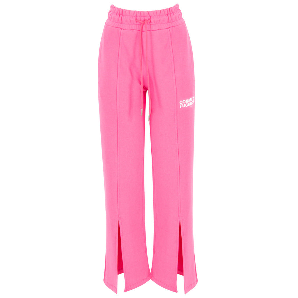 Comme Des Fuckdown Pink Trousers, With A Drawstring Waist, Two