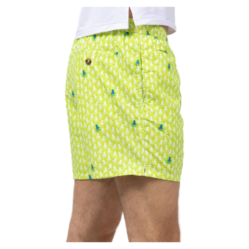 Mc2 Saint Barth Polyester Swim Shorts Green — view 3