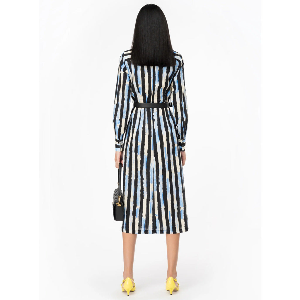 Pinko Cotton Dress Multicolour Multicolor — view 4
