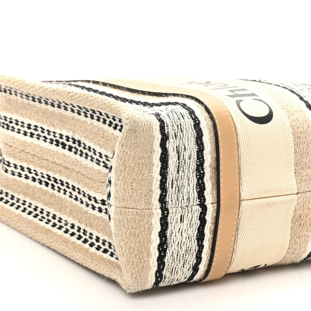 Chloé canvas Cotton Crossbody Bag Beige — view 4