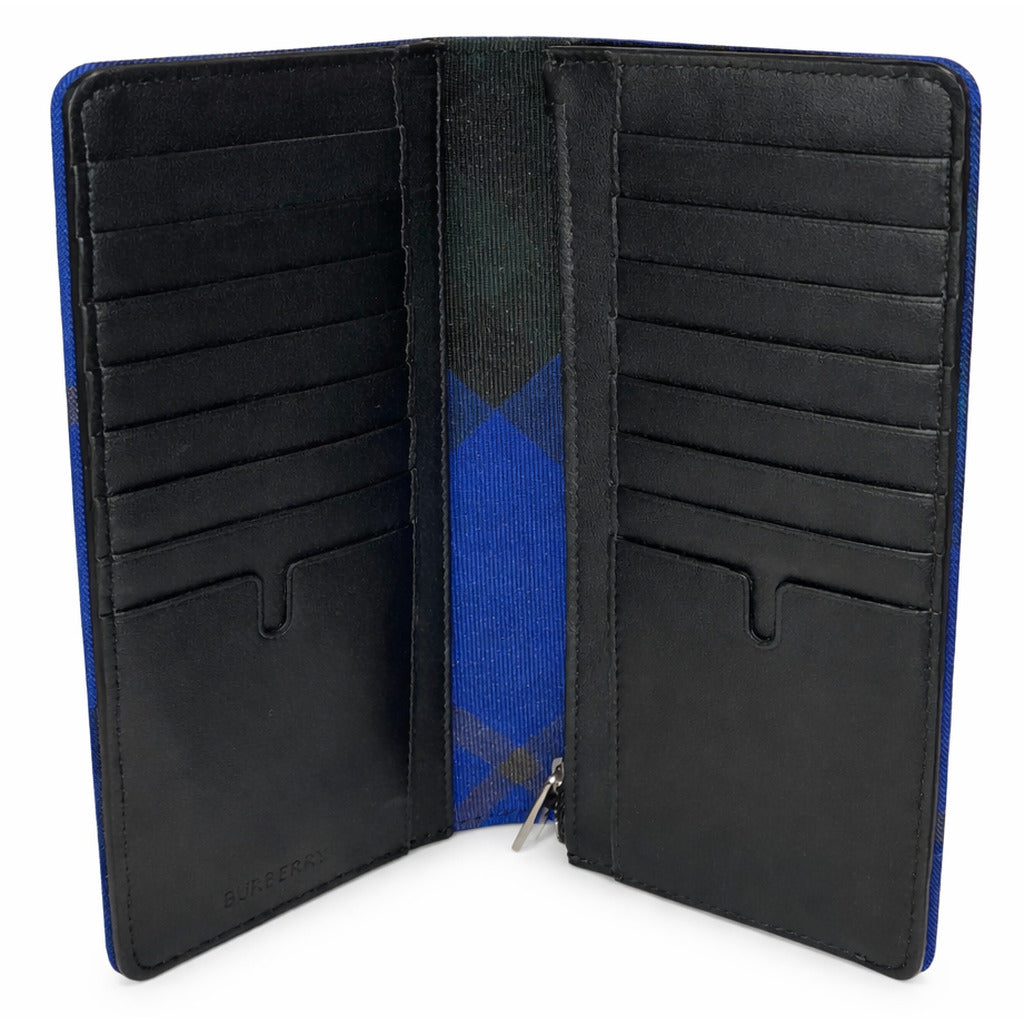 Burberry Calfskin Portacarte Cavendish Black Blue — view 2
