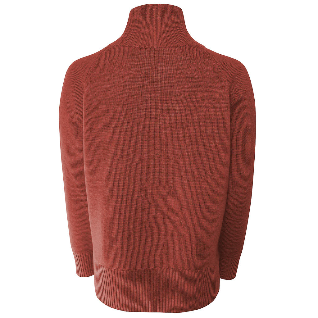 Emilio Romanelli Cashmere Sweater Berry Red — view 3