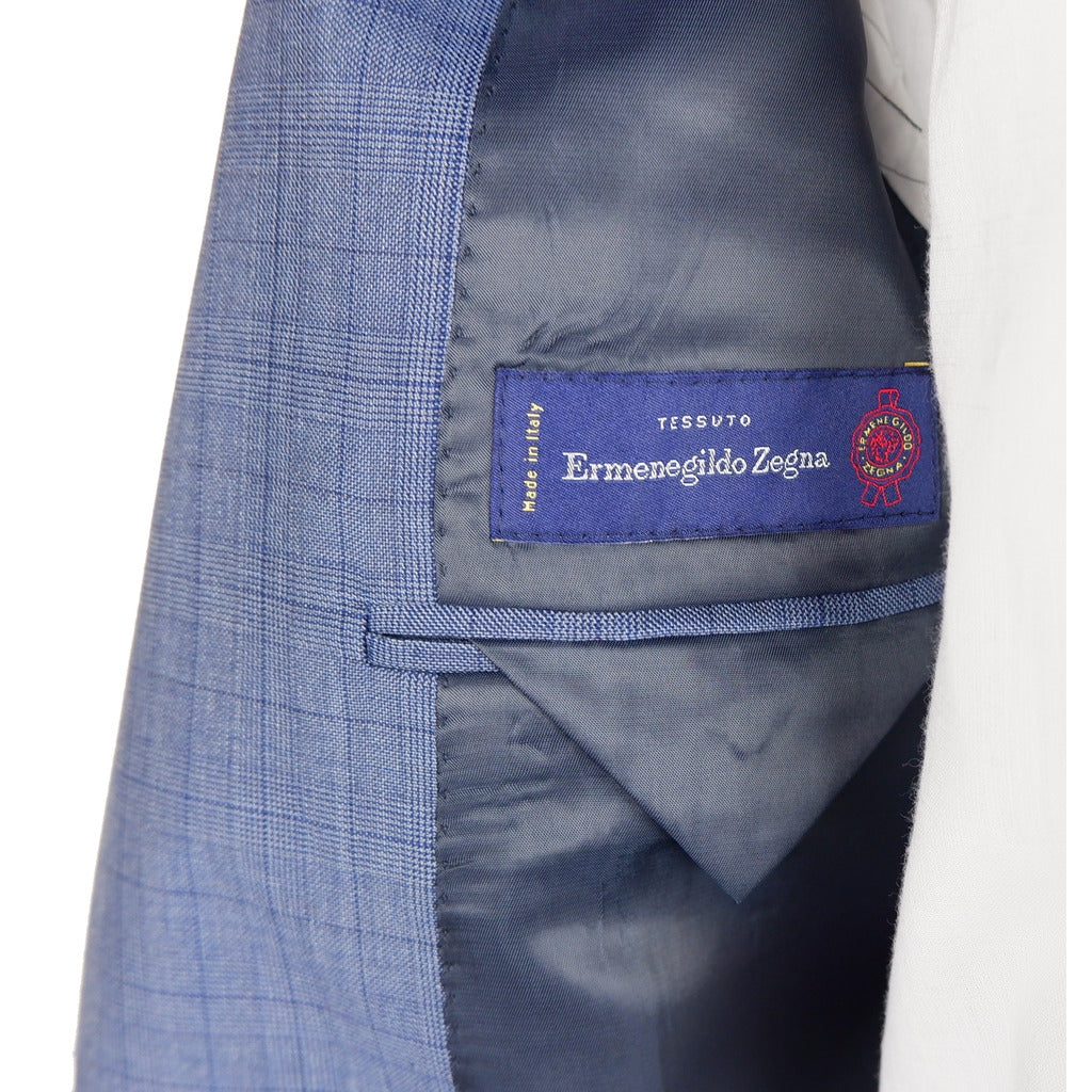 Ermenegildo Zegna Tessuto Wool Suit Blue — view 3