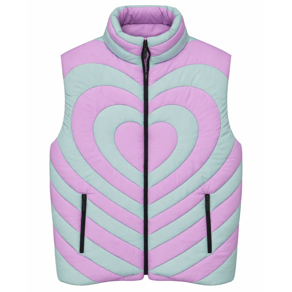 Pharmacy Industry Nylon Vest Trapuntato Print Lilac