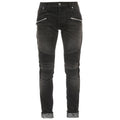 Balmain Slim-Fit Black Cotton Jeans, Featuring Horizontal Ribbed