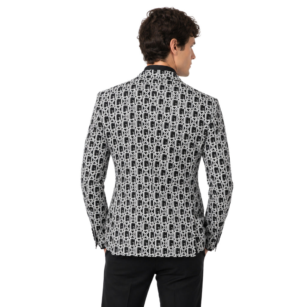 Dolce & Gabbana Silk Jacket Pattern Logo — view 2