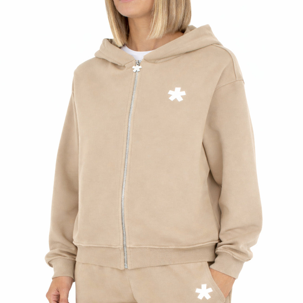 Comme Des Fuckdown Cotton Sweatshirt Beige