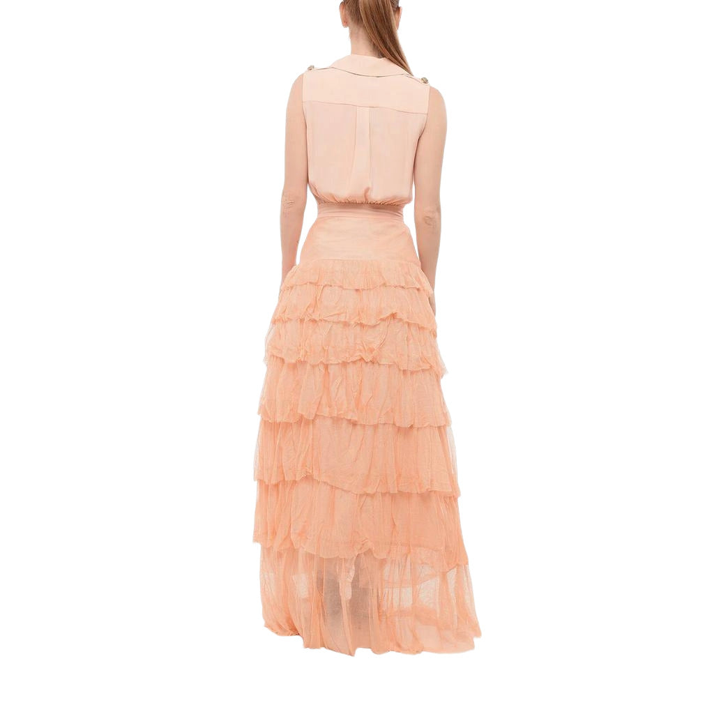 Elisabetta Franchi Red Carpet Chemisier A Balze — view 2