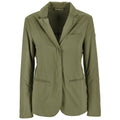 People Of Shibuya leather Nylon Jacket Green