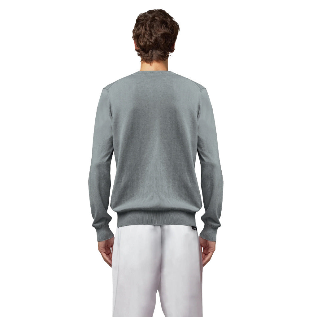 Alpha Studio Cotton Sweater Asphalt Grey — view 2