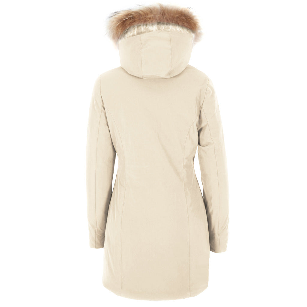 Yes Zee long down jacket creme