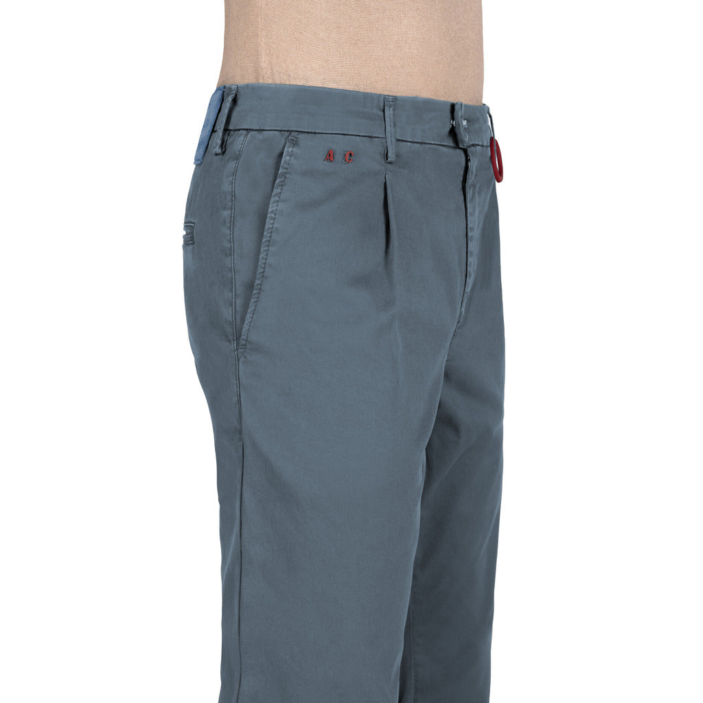 Tramarossa Cotton Trousers Alberto Cloud Light Blue — view 3