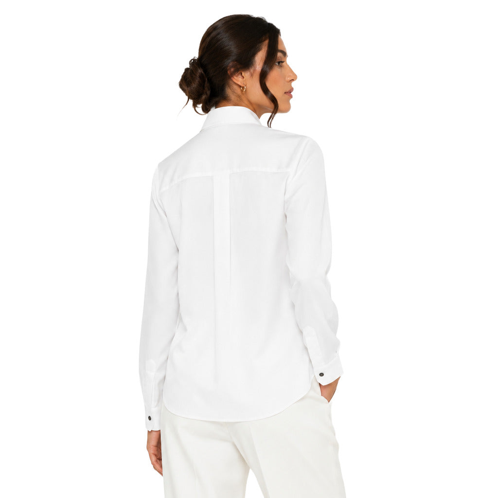 Dolce & Gabbana Cotton Shirt Smoking White — view 2